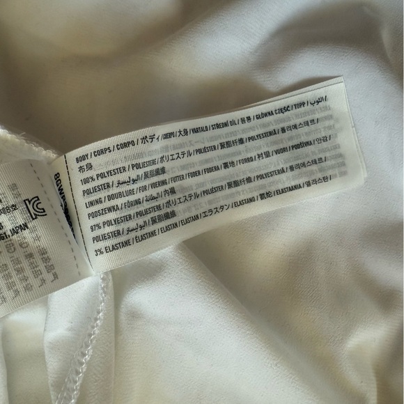 NWOT Abercrombie & Fitch Women’s Plunge Lace Tiered Maxi Dress White Size XXST - Picture 7 of 15